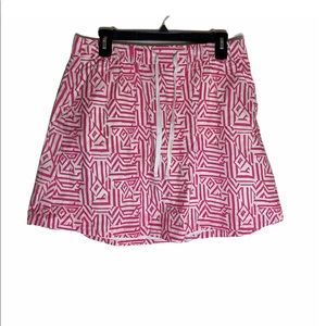 J.Crew Pink Geo Skirt